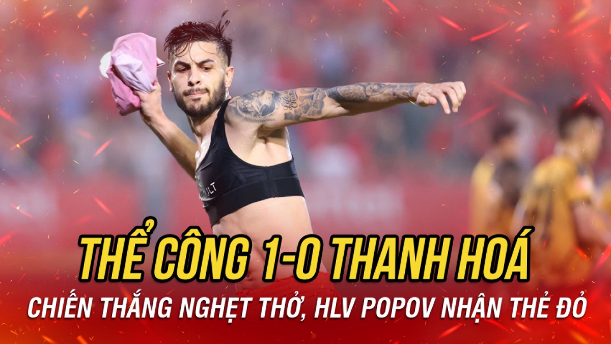 Kết quả vòng 18 V-League 2025/26: Thể Công Viettel thắng kịch tính Thanh Hóa